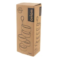 Stojan servírovací 5poschodí drevo/kov Mango