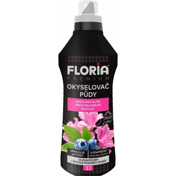 Hnojivo kvapalné Okysľovač 1l Floria Premium Hnojivo kvapalné Okysľovač 1l Floria Premium