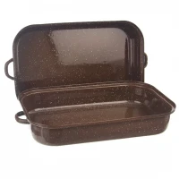 Pekáč 31,5x18,5x11,5cm smalt s vekom