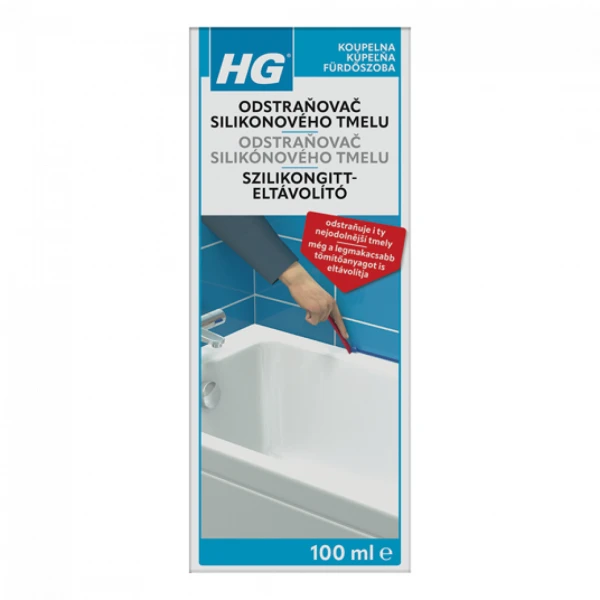 HG odstraňovač silikónového tmelu 0,1l HG odstraňovač silikónového tmelu 0,1l
