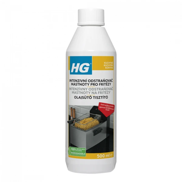 HG odstraňovač mastnoty fritézy 0,5l intenzívny HG odstraňovač mastnoty fritézy 0,5l intenzívny