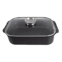 Pekáč 41x26x15cm Grande Aroma sklenená pokrievka