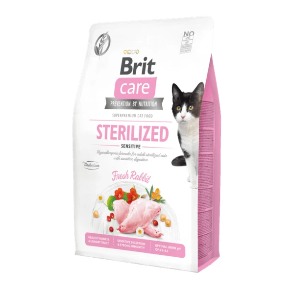 Krmivo mačky Brit Care GF Sterilized Sensitive 2kg Krmivo mačky Brit Care GF Sterilized Sensitive 2kg