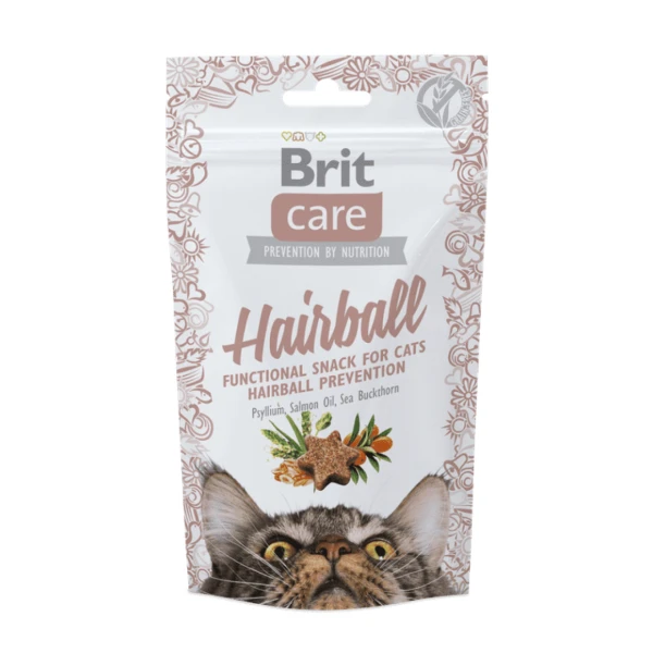 Krmivo mačky Brit Care SnackHairball 50g Krmivo mačky Brit Care SnackHairball 50g