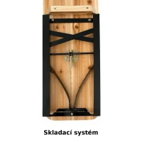 Lavica záhradná - pivný set 220x70cm, dve lavice MAX Lavica záhradná - pivný set 220x70cm, dve lavice MAX