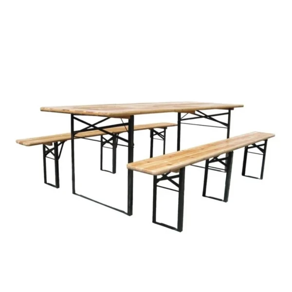 Lavica záhradná - pivný set 220x70cm, dve lavice MAX Lavica záhradná - pivný set 220x70cm, dve lavice MAX