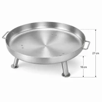 Ohnisko oceľové 69cm nerez kruh Gardenkus Ohnisko oceľové 69cm nerez kruh Gardenkus
