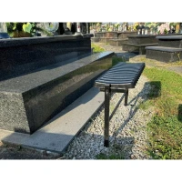Lavica skladacia 68x27x45cm čierna Lavica skladacia 68x27x45cm čierna