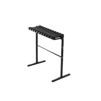 Lavica skladacia 68x27x45cm čierna Lavica skladacia 68x27x45cm čierna