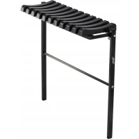 Lavica skladacia 68x27x45cm čierna Lavica skladacia 68x27x45cm čierna