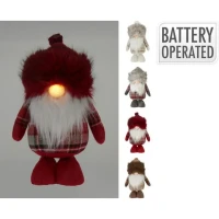 Ozdoba vianočný Trpaslík 36cm LED
