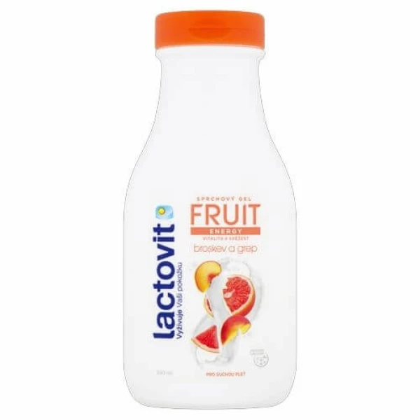 Gél sprchový Lactovit 500ml Energy broskyňa Gél sprchový Lactovit 500ml Energy broskyňa