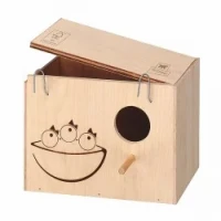 Krmítko pre vtáky drevené medium