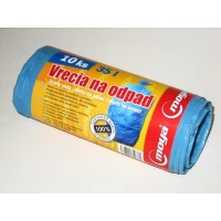 Vrecia na odpad 30L, 10ks modre