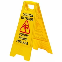 Tabuľa výstražná pozor mokrá podlaha