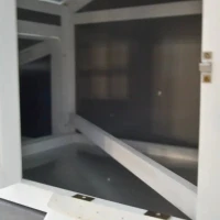 Kurín 175x66x101cm drevený Kongo 