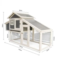 Kurín 175x66x101cm drevený Kongo 