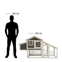 Kurín 175x66x101cm drevený Kongo 