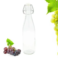 Fľaša sklo 0,5L s uzáverom