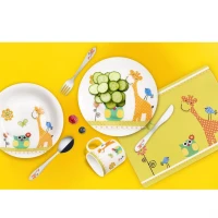 Termoska 0,4L nerez plechovka ŽIRAFA