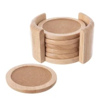 Sada korkových podložiek Orion (6 ks) so stojanom