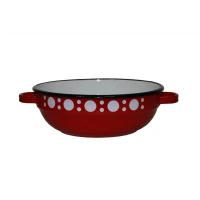 Miska smalt 18cm bodky
