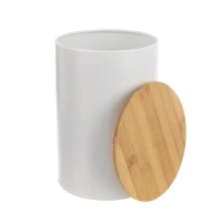 Dóza 13cm plech/bambus WHITLINE