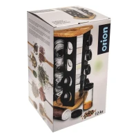 Korenička Black 12d sada sklo/plast - stojan