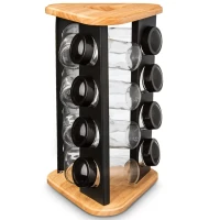 Korenička Black 12d sada sklo/plast - stojan