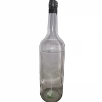 Fľaša sklo 0,75L Bordo bezfarebná