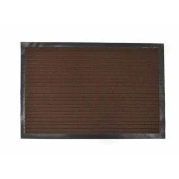 Rohož 50x80 guma textil pruhovaná 