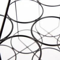 Stojan na pivové fľaše kov/drevo