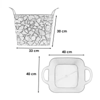 Kôš univerzálny 40x40cm Flexi Drevo Kôš univerzálny 40x40cm Flexi Drevo