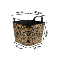 Kôš univerzálny 40x40cm Flexi Drevo Kôš univerzálny 40x40cm Flexi Drevo