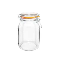 Sklenená nádoba so sponou 0,75l