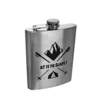 Fľaša ploskačka 0,24L nerez - motívy