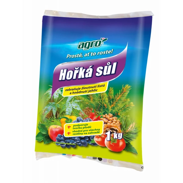 Hnojivo minerálne Horká soľ 1kg Agro Hnojivo minerálne Horká soľ 1kg Agro