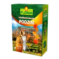 Hnojivo min. trávnik 2,5kg jeseň Floria